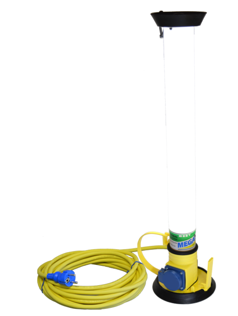 LED 360° Standard 24W Worklight standing with the wire