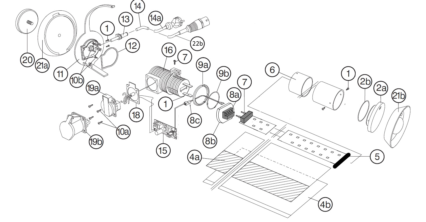 Standard spareparts - Megalight Systems Oy